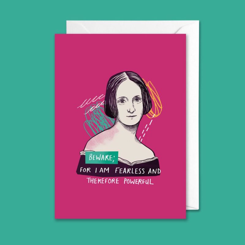 Mary Shelley Zitat Karte