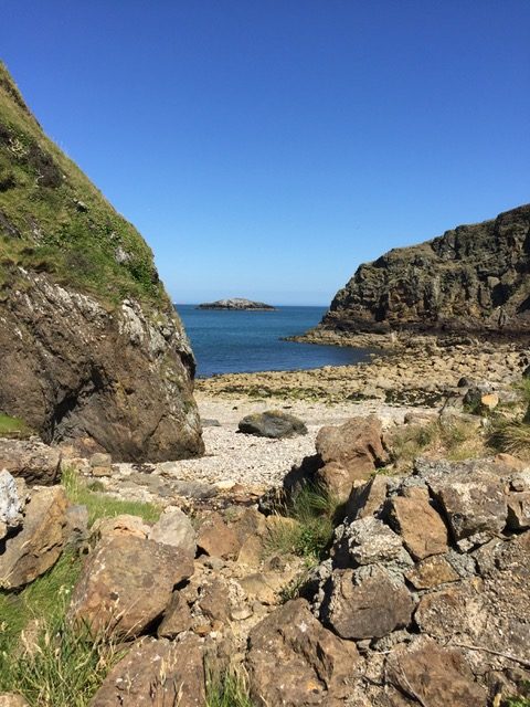 Middle Mouse Island from Porth Wen