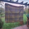 Schottische Tartan-Decke aus recycelter Wolle